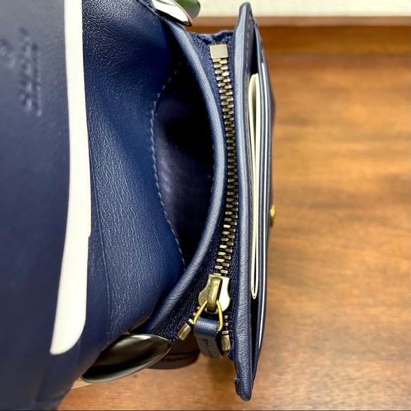 Gucci Blue Floral Quilted Bi-Fold Wallet 536353 - Picture 12 of 16